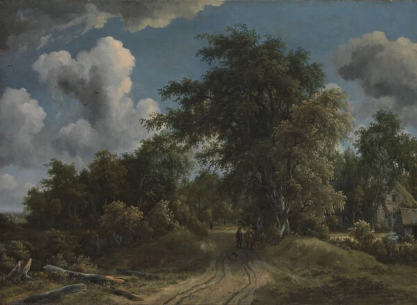 Woodland Road, ca. 1670. Creator: Meindert Hobbema