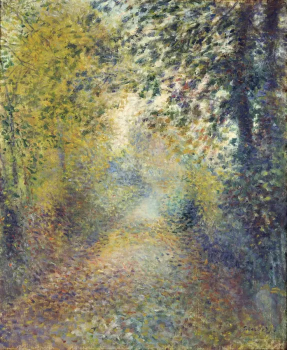 Framed Print : In the Woods, c. 1880. Artist: Renoir, Pierre Auguste (1841-1919) Framed Print : In the Woods, c. 1880. Artist: Renoir, Pierre Auguste (1841-1919)