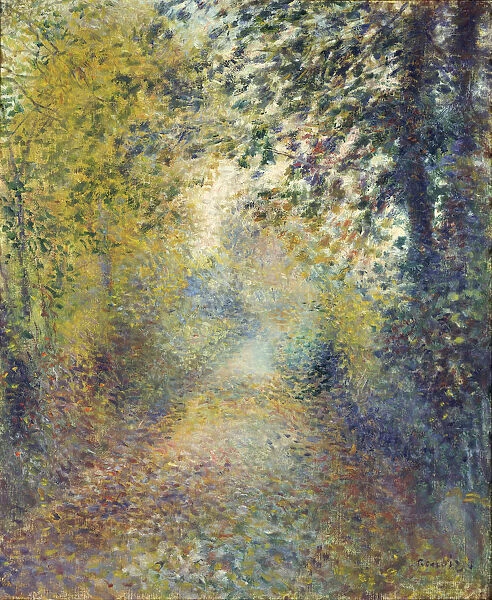 In the Woods, c. 1880. Artist: Renoir, Pierre Auguste (1841-1919)