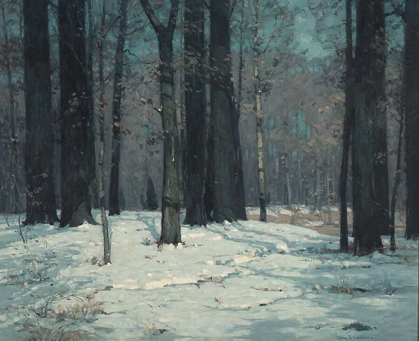 Woods in Winter, ca. 1912. Creator: John F. Carlson