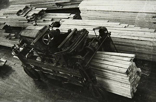 In a woodworking factory, Russia, 1950s