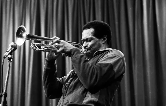 Framed Print : Woody Shaw, Shaw Theatre, London, Mar 1985. Artist: Brian O Connor Framed Print : Woody Shaw, Shaw Theatre, London, Mar 1985. Artist: Brian O Connor