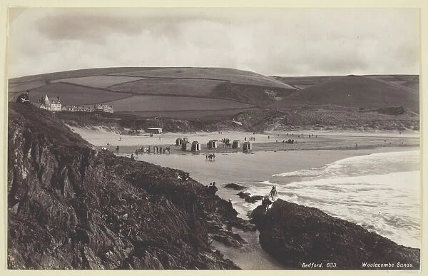 Woolacombe Sands, 1860  /  94. Creator: Francis Bedford