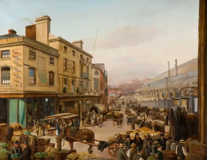 Framed Print : Worcester Street, Birmingham, 1883. Creator: A. Freeman Smith Framed Print : Worcester Street, Birmingham, 1883. Creator: A. Freeman Smith