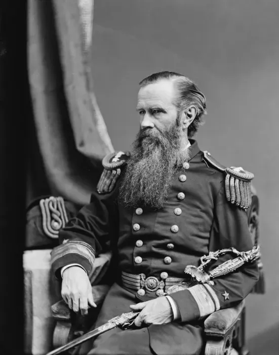 Framed Print : Worden, Adm. John, USN, between 1870 and 1880. Creator: Unknown Framed Print : Worden, Adm. John, USN, between 1870 and 1880. Creator: Unknown