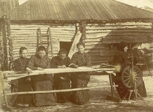 At Work, 1909. Creator: Nikolai Georgievich Katanaev