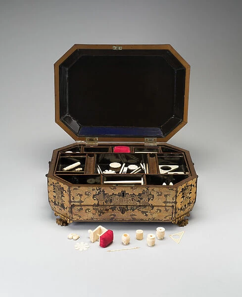 Work Box, China, Early to mid 19th century. Creator: Unknown