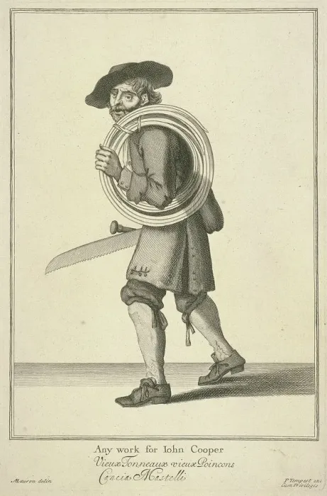 Framed Print : Any work for John Cooper, Cries of London, (c1688?). Artist: Pierce Tempest Framed Print : Any work for John Cooper, Cries of London, (c1688?). Artist: Pierce Tempest