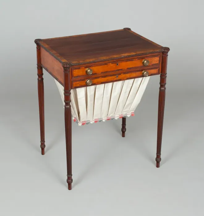 Framed Print : Work Table, 1800  /  10. Creator: Unknown
