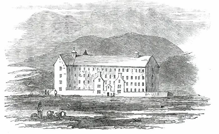 Framed Print : The Workhouse, Clifden, 1850. Creator: Unknown Framed Print : The Workhouse, Clifden, 1850. Creator: Unknown