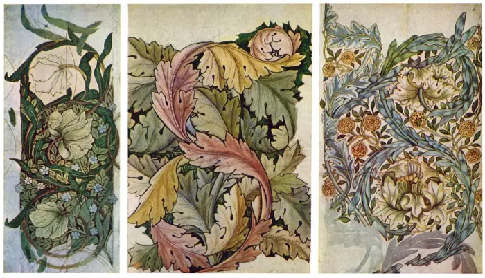 Framed Print : Working drawings by William Morris (1834-1896), 1934. Artist: William Morris Framed Print : Working drawings by William Morris (1834-1896), 1934. Artist: William Morris