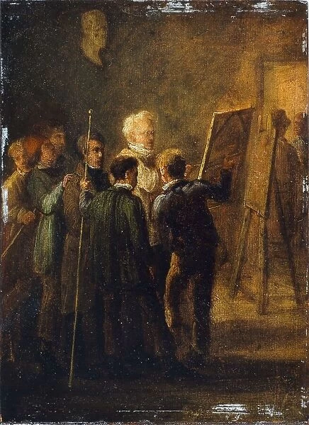 Workshop of the painter Guillaume Guillon-Lethiere (1760-1832), c1830. Creator: Charles Raymond Chabrillac