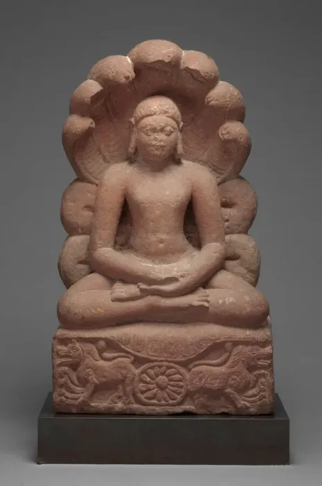 Framed Print : World Savior (Tirthankara) Parshvanatha Seated in Meditation with Serpent Hood Framed Print : World Savior (Tirthankara) Parshvanatha Seated in Meditation with Serpent Hood