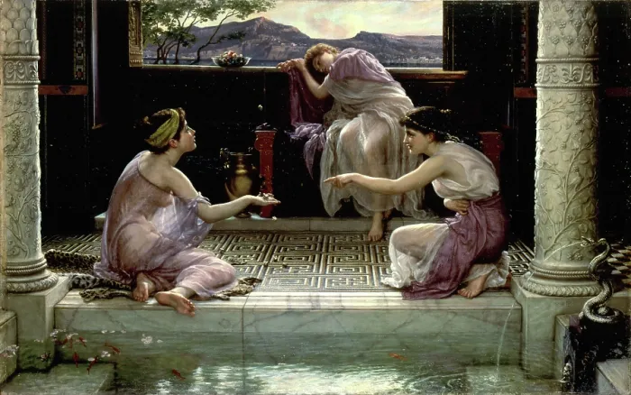 Framed Print : When the World was Young, 1891. Creator: Poynter, Edward John (1836-1919) Framed Print : When the World was Young, 1891. Creator: Poynter, Edward John (1836-1919)