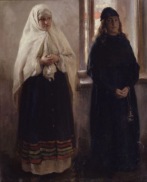 Two Worlds. Artist: Lebedev, Klavdi Vasilyevich (1852-1916)