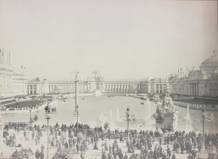 Framed Print : World's Columbian Exposition, Chicago, Illinois, 1893. Creator: Frances Benjamin Johnston Framed Print : World's Columbian Exposition, Chicago, Illinois, 1893. Creator: Frances Benjamin Johnston