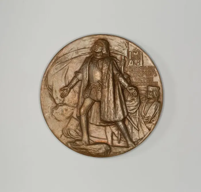 Framed Print : Worlds Columbian Exposition Commemorative Medal, 1892 / 93 Framed Print : Worlds Columbian Exposition Commemorative Medal, 1892 / 93