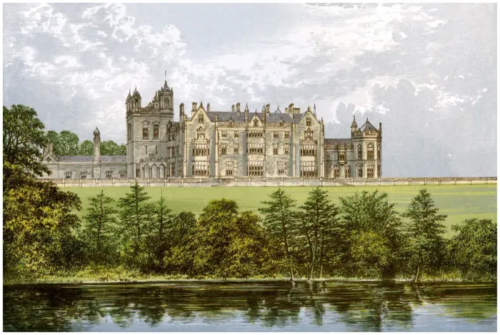 Framed Print : Worsley Hall, Lancashire, home of the Earl of Ellesmere, c1880 Framed Print : Worsley Hall, Lancashire, home of the Earl of Ellesmere, c1880