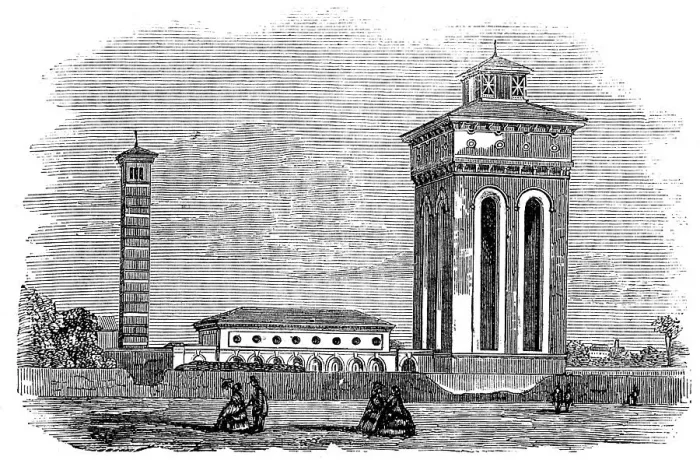 Framed Print : Worthing Water-Works, 1858. Creator: Unknown Framed Print : Worthing Water-Works, 1858. Creator: Unknown