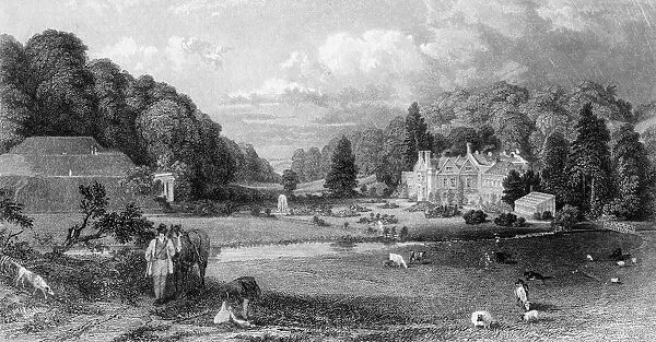 Wotton House, Surrey, 19th century. Artist: MJ Starling