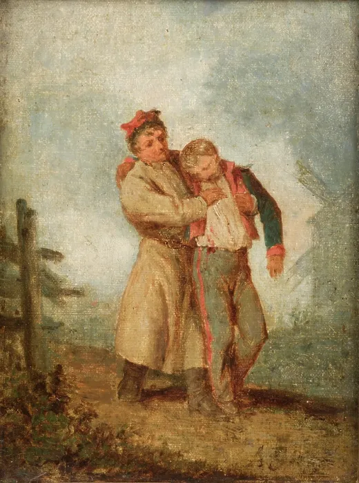 Framed Print : Wounded Insurgent, c1865. Creator: Unknown Framed Print : Wounded Insurgent, c1865. Creator: Unknown