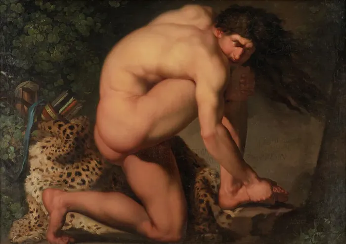 Framed Print : The Wounded Philoctetes, 1775. Creator: Nicolai Abraham Abildgaard Framed Print : The Wounded Philoctetes, 1775. Creator: Nicolai Abraham Abildgaard