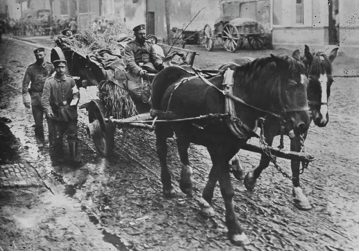 Framed Print : Wounded Russian prisoners, between c1915 and c1918. Creator: Bain News Service Framed Print : Wounded Russian prisoners, between c1915 and c1918. Creator: Bain News Service