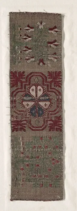 Framed Print : Woven Band, 1300s - 1400s. Creator: Unknown Framed Print : Woven Band, 1300s - 1400s. Creator: Unknown