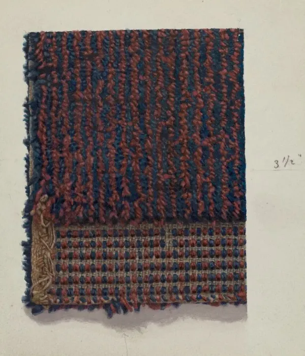Framed Print : Woven Covering for Chair Seat, 1935 / 1942. Creator: Elizabeth Moutal Framed Print : Woven Covering for Chair Seat, 1935 / 1942. Creator: Elizabeth Moutal