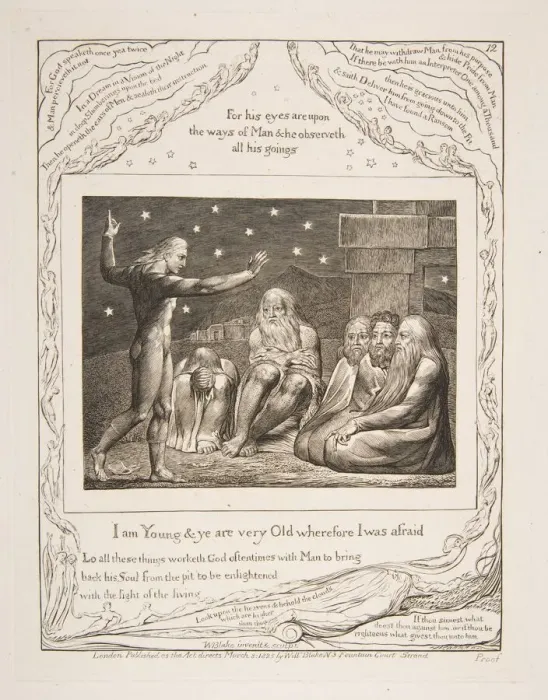 Framed Print : The Wrath of Elihu, from Illustrations of the Book of Job, 1825-26 Framed Print : The Wrath of Elihu, from Illustrations of the Book of Job, 1825-26