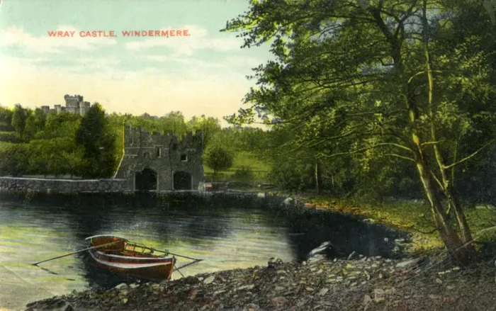 Framed Print : Wray Castle, Claife, Lancashire, early 20th century(?)