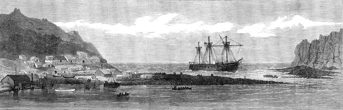 Framed Print : Wreck of H.M.S. Megaera, 1871. Creator: Unknown Framed Print : Wreck of H.M.S. Megaera, 1871. Creator: Unknown