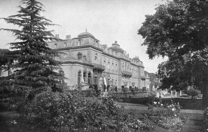 Framed Print : Wrest Park from the south-west, Silsoe, Bedfordshire, 1924-1926. Artist: HN King Framed Print : Wrest Park from the south-west, Silsoe, Bedfordshire, 1924-1926. Artist: HN King