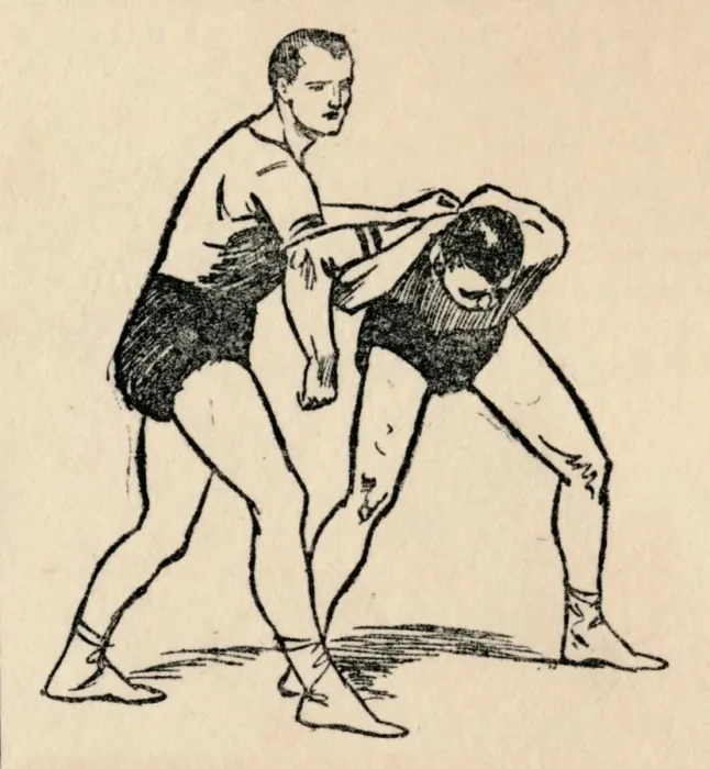 Framed Print : Wrestling, 1912 Framed Print : Wrestling, 1912