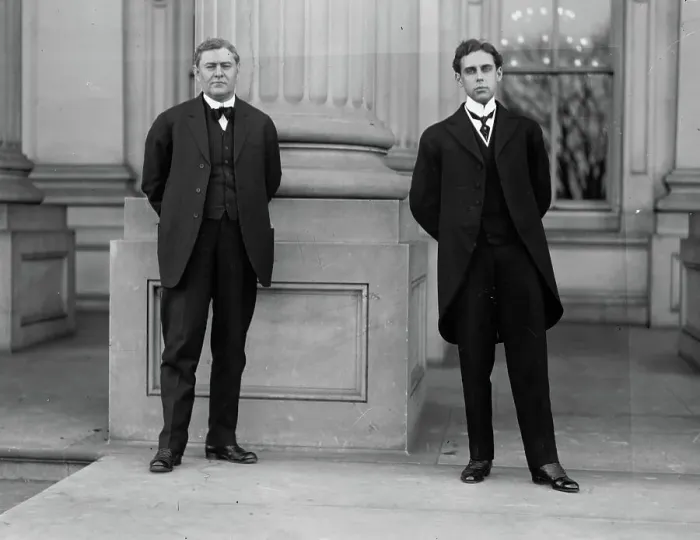 Framed Print : Wrisley Brown [and] Cong'man. [Charles Hedding] Rowland, between 1915 and 1919. Creator: Bain News Service