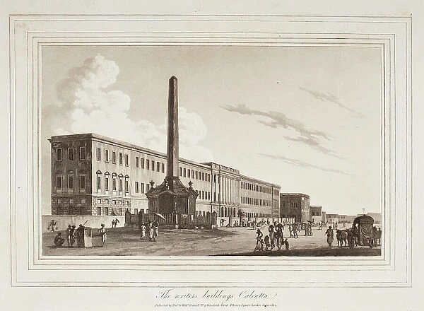 The Writers Buildings, Calcutta (image 2 of 3), 1812. Creators: Thomas Daniell, William Daniell
