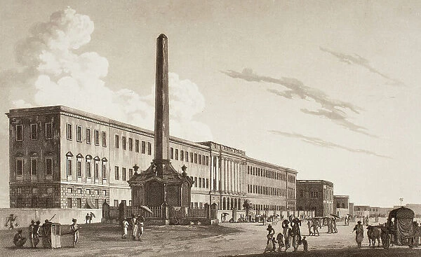 The Writers Buildings, Calcutta (image 3 of 3), 1812. Creators: Thomas Daniell, William Daniell
