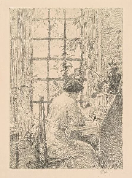 The Writing Desk, 1915. Creator: Frederick Childe Hassam
