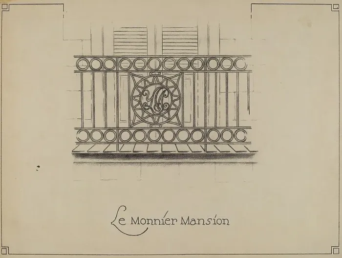 Framed Print : Wrought Iron Railing, c. 1936. Creator: Ray Price Framed Print : Wrought Iron Railing, c. 1936. Creator: Ray Price