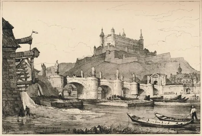 Framed Print : Wurzburg, c1820 (1915). Artist: Samuel Prout Framed Print : Wurzburg, c1820 (1915). Artist: Samuel Prout