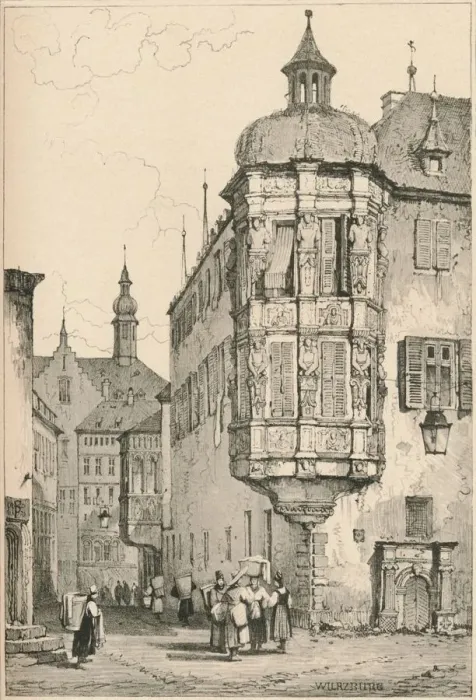 Framed Print : Wurzburg, c1820 (1915). Artist: Samuel Prout Framed Print : Wurzburg, c1820 (1915). Artist: Samuel Prout