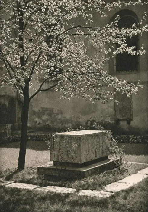 Framed Print : Wurzburg - Tomb of Walther von der Vogelweide, 1931. Artist: Kurt Hielscher Framed Print : Wurzburg - Tomb of Walther von der Vogelweide, 1931. Artist: Kurt Hielscher