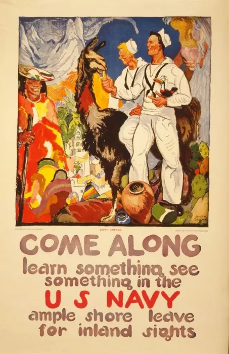 Framed Print : WW1 Recruitment Poster for the US Navy, 1919 Framed Print : WW1 Recruitment Poster for the US Navy, 1919