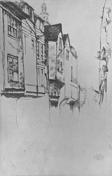 Wych Street, 1877, (1904). Artist: James Abbott McNeill Whistler