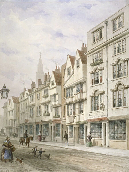 Wych Street, Westminster, London, c1850. Artist: Thomas Hosmer Shepherd