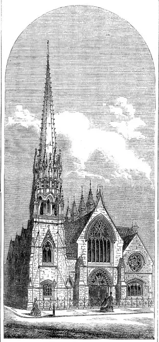 Framed Print : Wycliffe Chapel, Birmingham, 1864. Creator: Unknown Framed Print : Wycliffe Chapel, Birmingham, 1864. Creator: Unknown