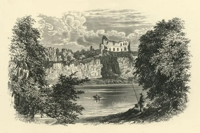 Framed Print : On the Wye, c1890. Creator: Unknown Framed Print : On the Wye, c1890. Creator: Unknown