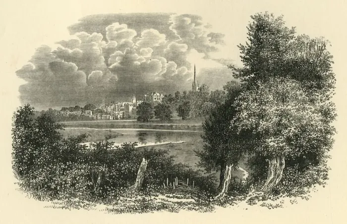 Framed Print : On the Wye, c1890. Creator: Unknown Framed Print : On the Wye, c1890. Creator: Unknown