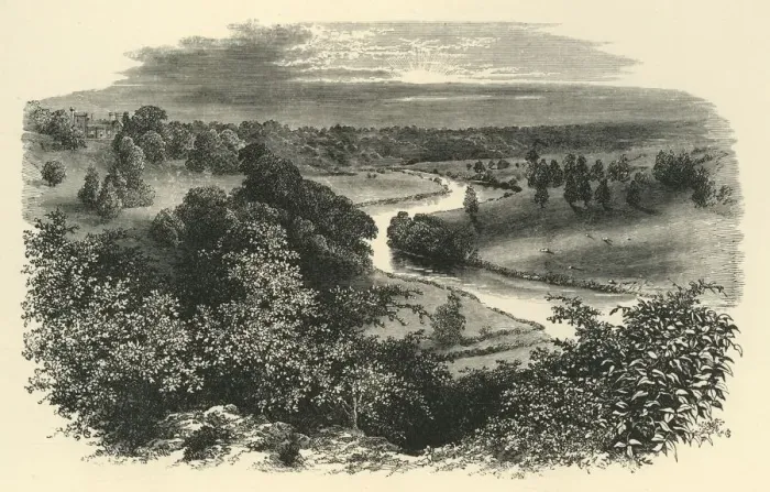Framed Print : The Wye, from Goodrich Castle, c1890. Creator: Unknown Framed Print : The Wye, from Goodrich Castle, c1890. Creator: Unknown