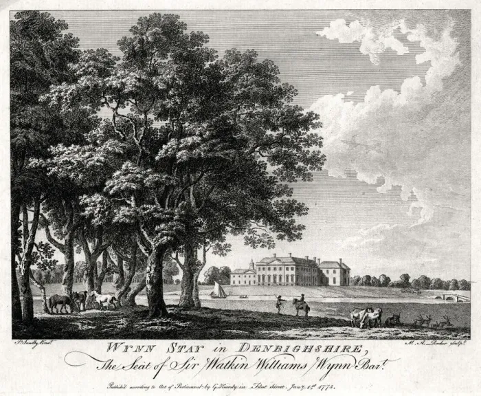 Framed Print : Wynn Stay in Denbighshire, Wales, 1775. Artist: Michael Angelo Rooker Framed Print : Wynn Stay in Denbighshire, Wales, 1775. Artist: Michael Angelo Rooker